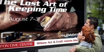 Serpentine Font Poster 4